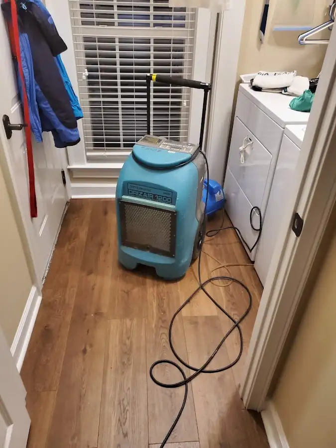 Commercial dehumidifier deployed for Flood Damage Cleanup in Fort Pierce North